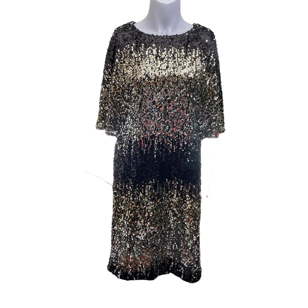 Nicole Miller New York womens sequinned  New Year's dress size Small
